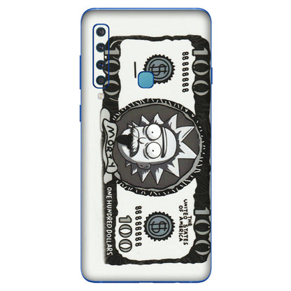 Samsung A/S Series Phone Skins (All Models) - Rick And Morty Hundred Dollar Anime - Matte Finish (M-161) Samsung Galaxy A9