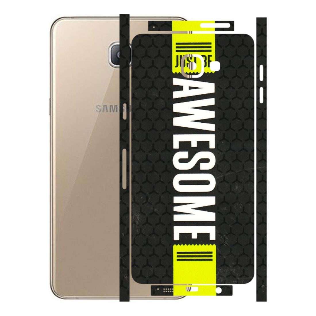 Samsung A/S Series Phone Skins (All Models) - Just Be Awesome - 3D Embossed Finish (L-101) Samsung Galaxy A9 Pro