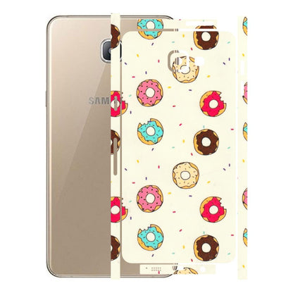 Samsung A/S Series Phone Skins (All Models) - Mini Donuts Doodle Art - 3D Embossed Finish (L-122) Samsung Galaxy A9 Pro