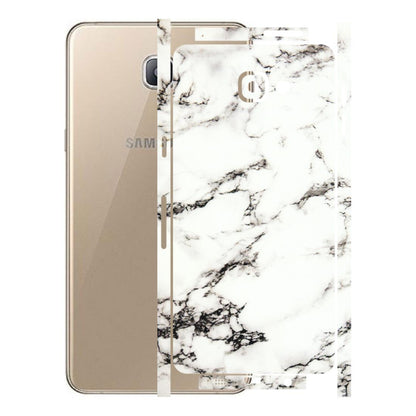 Samsung A/S Series Phone Skins (All Models) - Black and White Marble Texture - 3D Embossed Finish (L-124) Samsung Galaxy A9 Pro