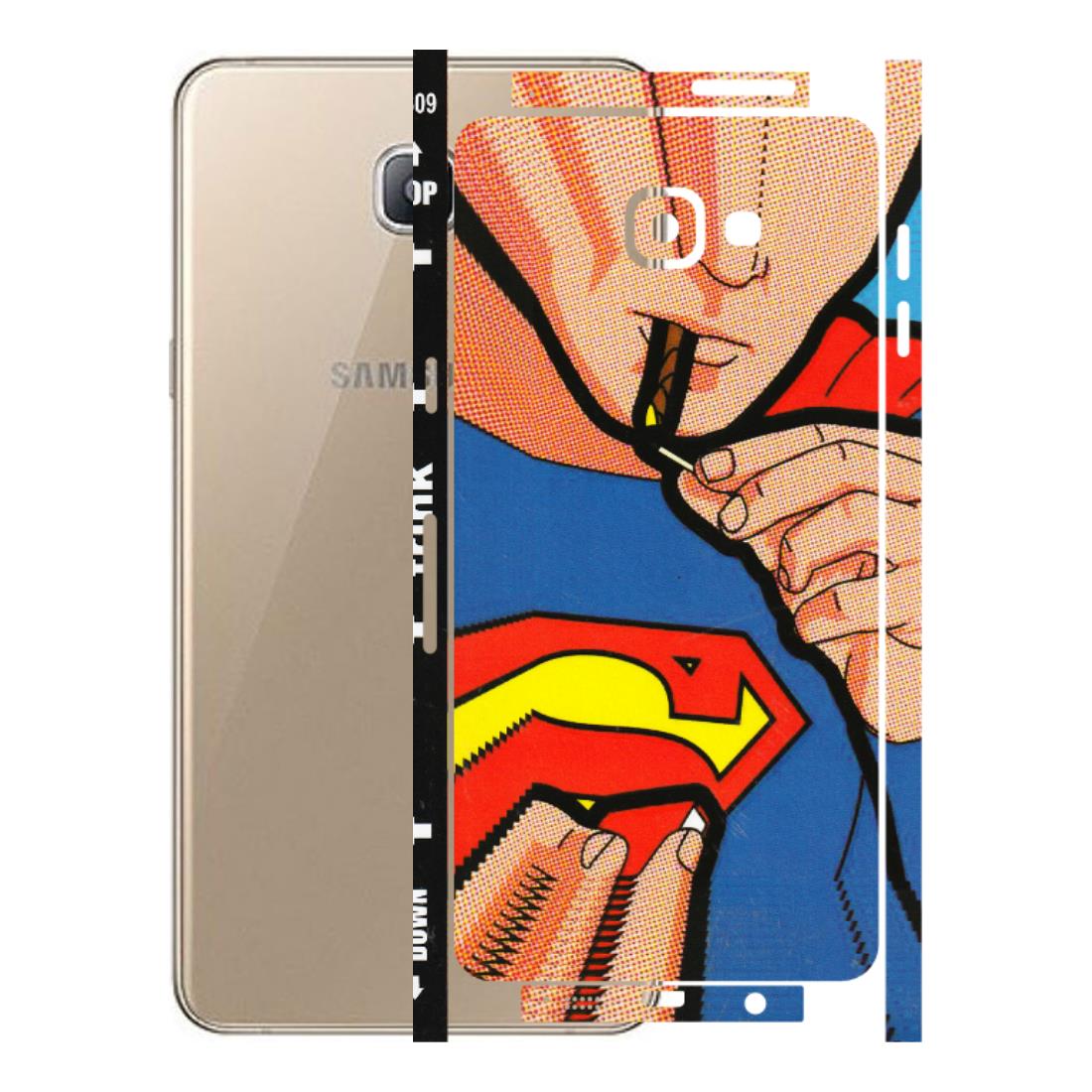 Samsung A/S Series Phone Skins (All Models) - Superman Sutta - 3D Embossed Finish (L-130) Samsung Galaxy A9 Pro