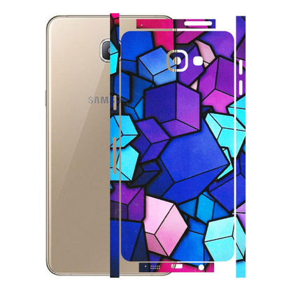 Samsung A/S Series Phone Skins (All Models) - Cube Doodle - 3D Embossed Finish (L-141) Samsung Galaxy A9 Pro