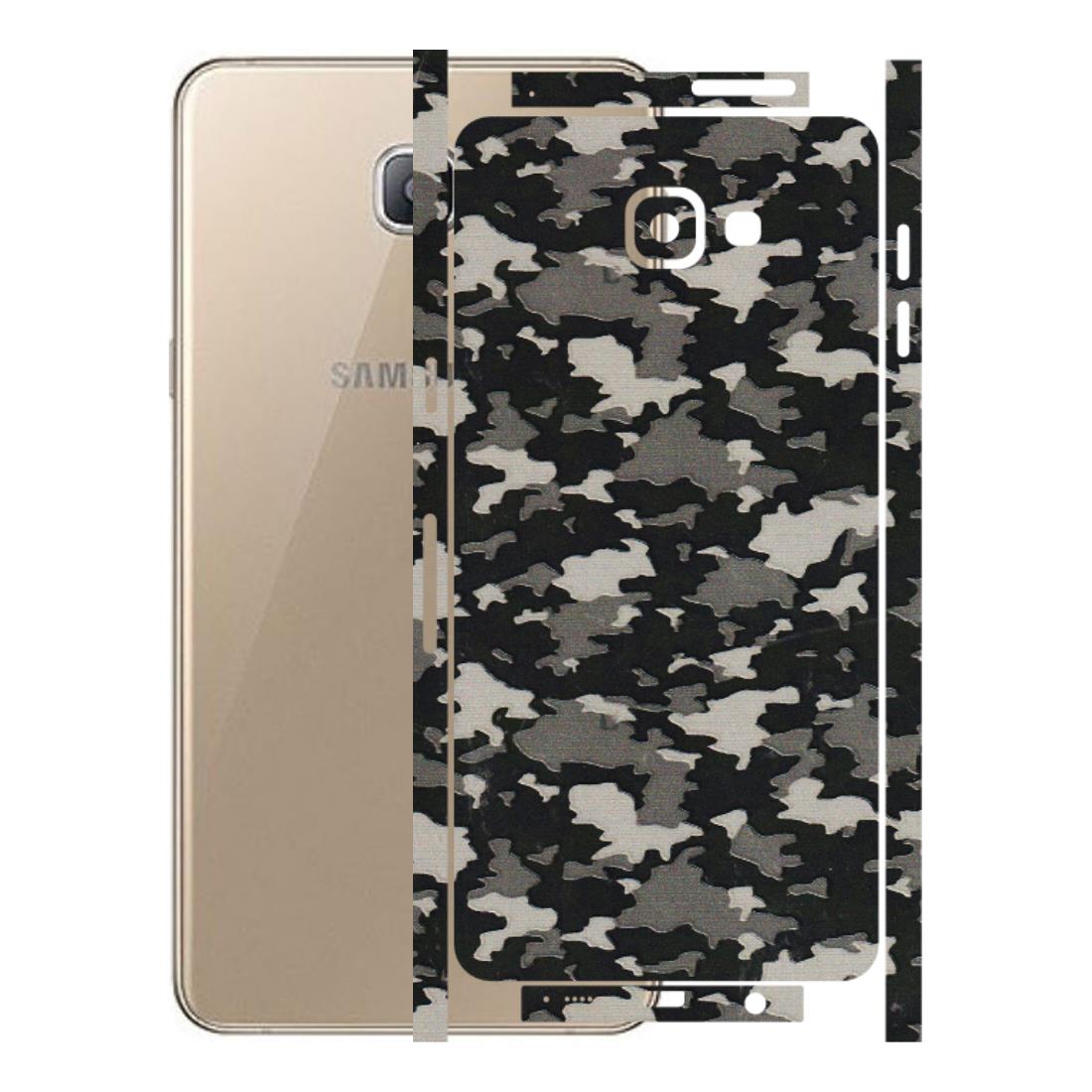 Samsung A/S Series Phone Skins (All Models) - Black/Grey Camoflaunge - 3D Embossed Finish (L-142) Samsung Galaxy A9 Pro