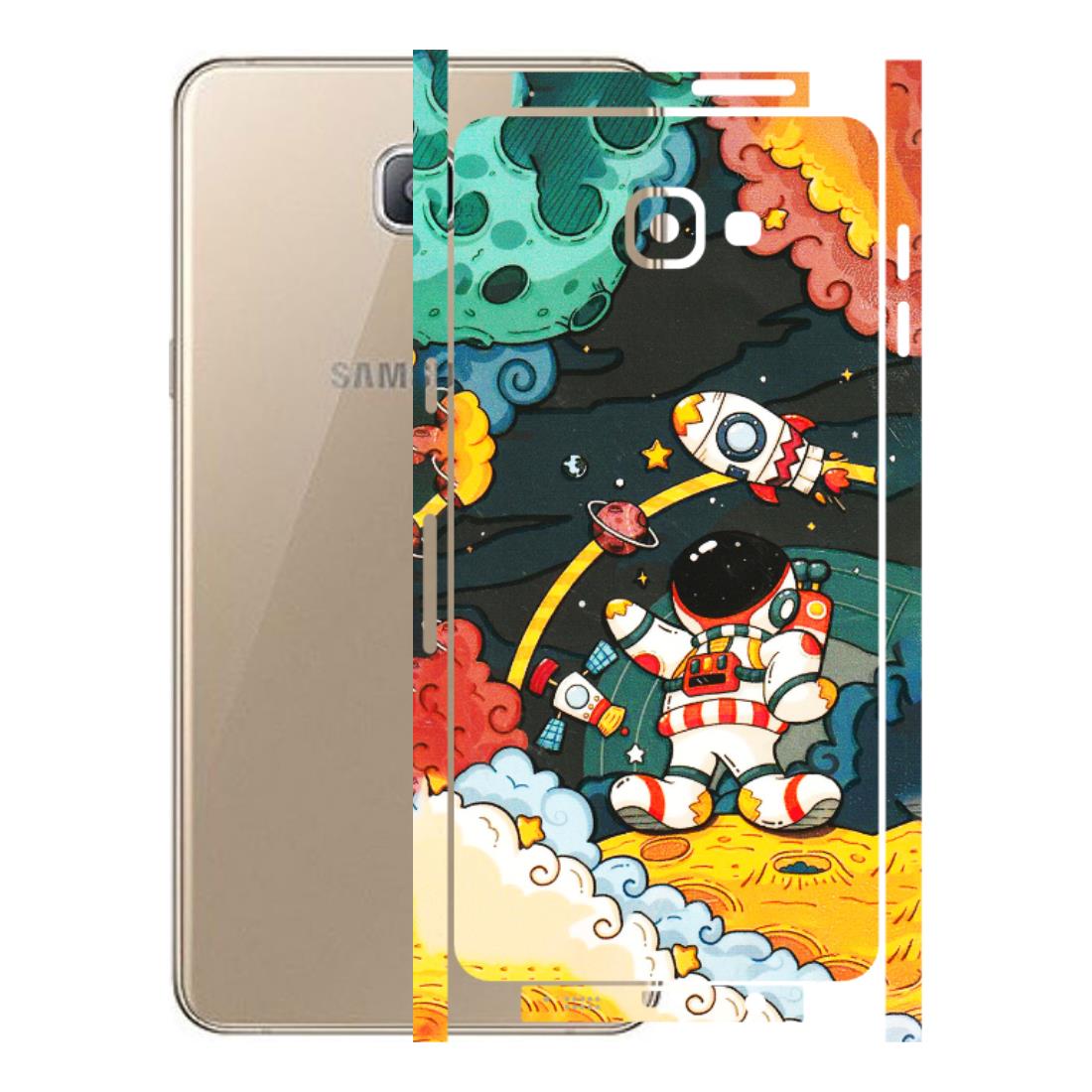Samsung A/S Series Phone Skins (All Models) - Astronauts & Spaceship - 3D Embossed Finish (L-145) Samsung Galaxy A9 Pro