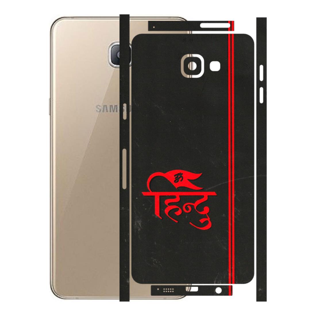 Samsung A/S Series Phone Skins (All Models) - Hindu Black - 3D Embossed Finish (L-153) Samsung Galaxy A9 Pro
