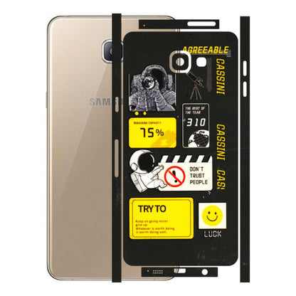 Samsung A/S Series Phone Skins (All Models) - Black Cassini - 3D Embossed Finish (L-161) Samsung Galaxy A9 Pro