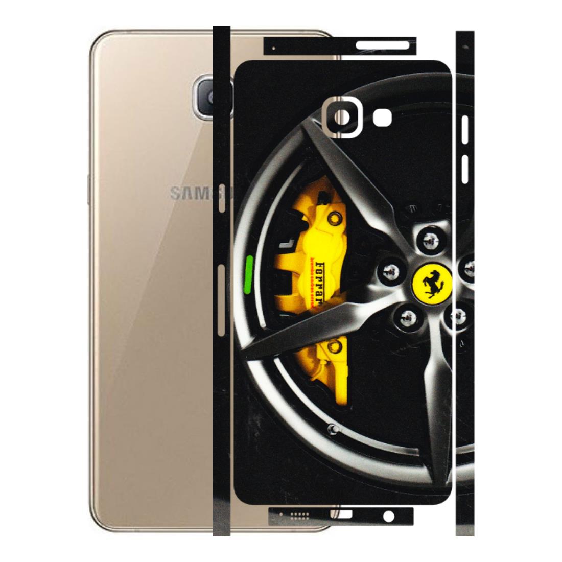 Samsung A/S Series Phone Skins (All Models) - Ferrari Wheel Alloy - 3D Embossed Finish (L-173) Samsung Galaxy A9 Pro