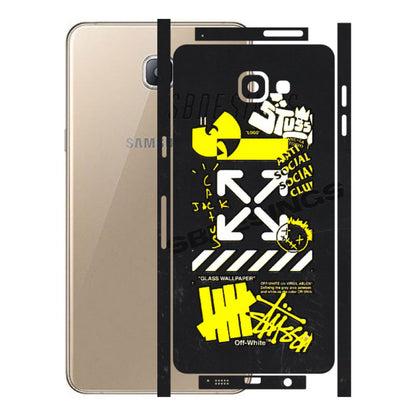 Samsung A/S Series Phone Skins (All Models) - Anti Social Graffiti - 3D Embossed Finish (L-198) Samsung Galaxy A9 Pro