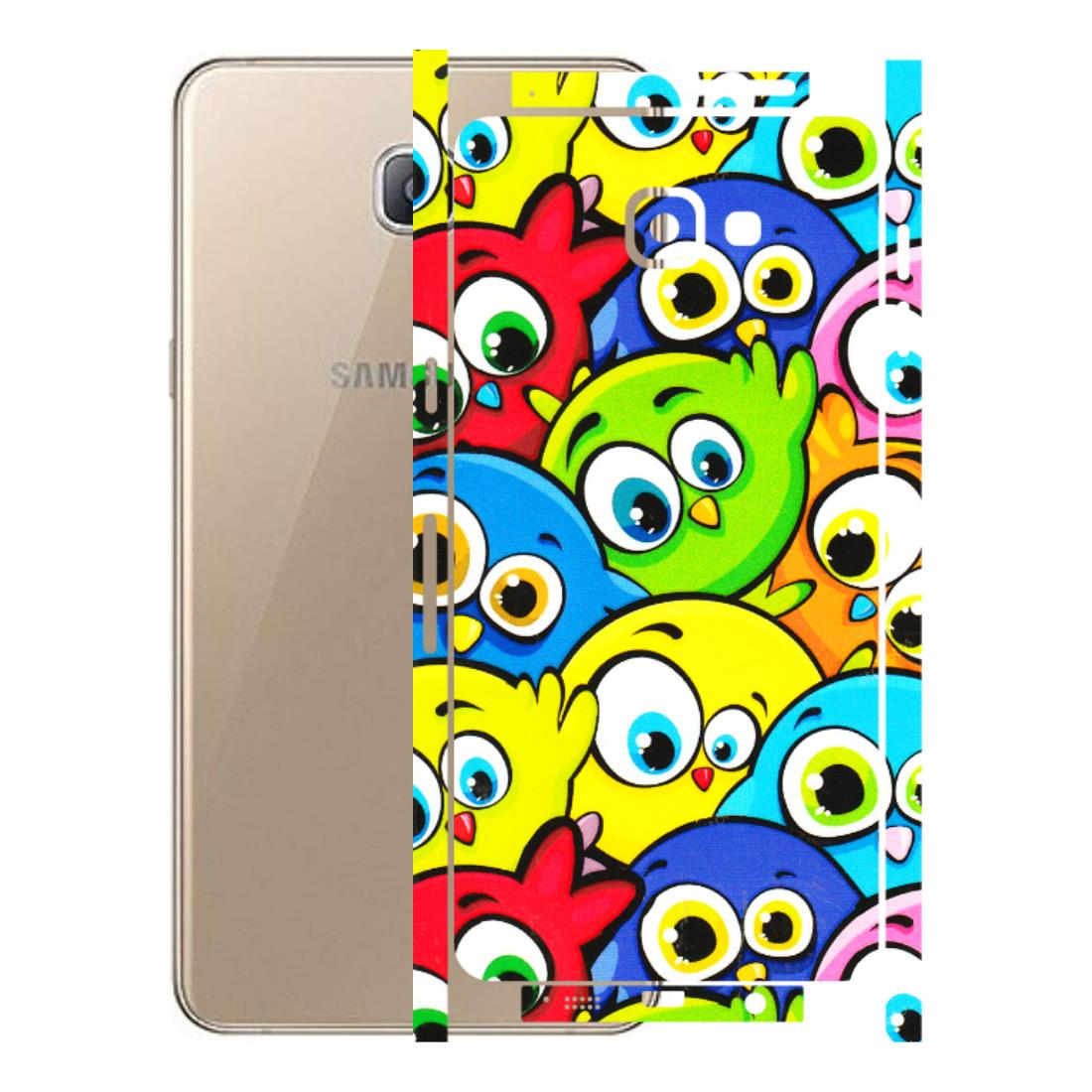 Samsung A/S Series Phone Skins (All Models) - Cute Fluffy Birds - 3D Embossed Finish (L-213) Samsung Galaxy A9 Pro