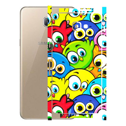 Samsung A/S Series Phone Skins (All Models) - Cute Fluffy Birds - 3D Embossed Finish (L-213) Samsung Galaxy A9 Pro