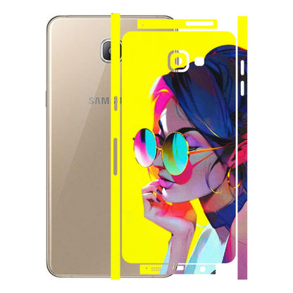Samsung A/S Series Phone Skins (All Models) - Bold Stylish Girl - 3D Embossed Finish (L-222) Samsung Galaxy A9 Pro