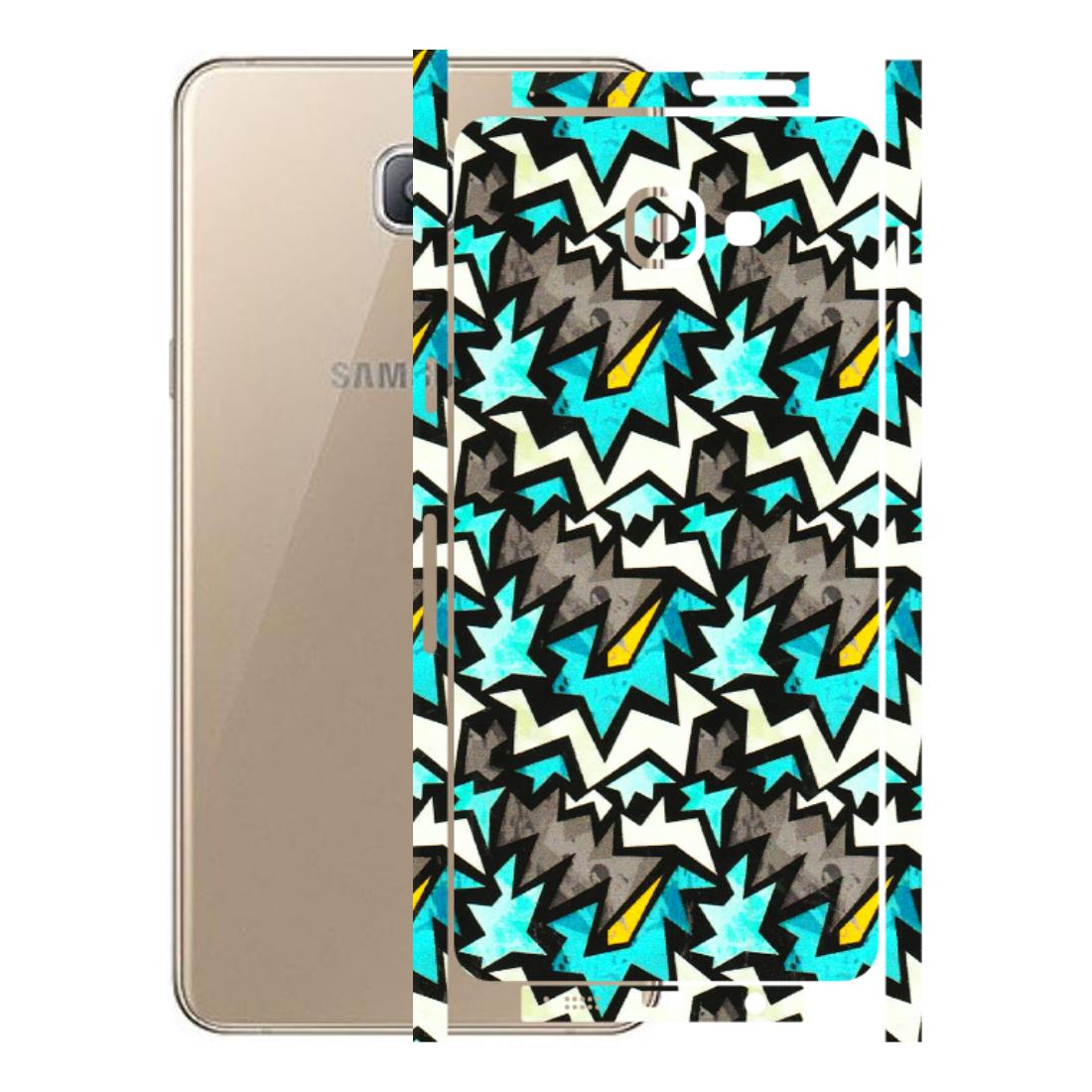 Samsung A/S Series Phone Skins (All Models) - Funky Zig Zag - 3D Embossed Finish (L-223) Samsung Galaxy A9 Pro