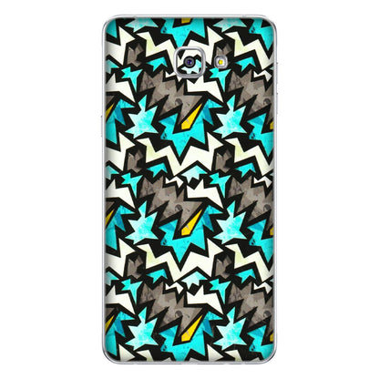 Samsung A/S Series Phone Skins (All Models) - Funky Zig Zag - 3D Embossed Finish (L-223) Samsung Galaxy A9 Pro
