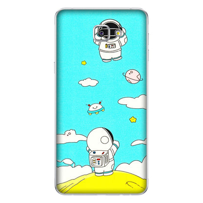 Samsung A/S Series Phone Skins (All Models) - Blue Skies Astro Float - 3D Embossed Finish (L-230) Samsung Galaxy A9 Pro