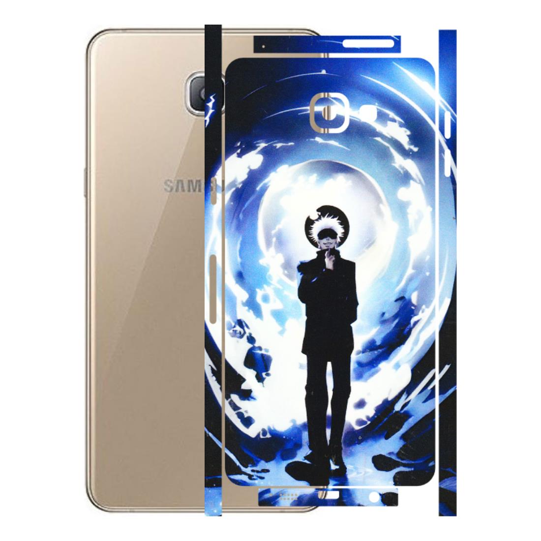 Samsung A/S Series Phone Skins (All Models) - Satoru Gojo Dark Blue - 3D Embossed Finish (L-235) Samsung Galaxy A9 Pro