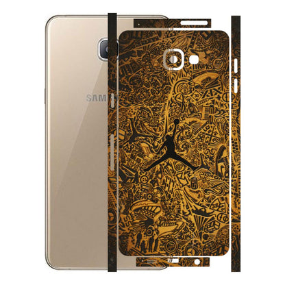 Samsung A/S Series Phone Skins (All Models) - Premium Gold Basketball Player - 3D Embossed Finish (L-236) Samsung Galaxy A9 Pro