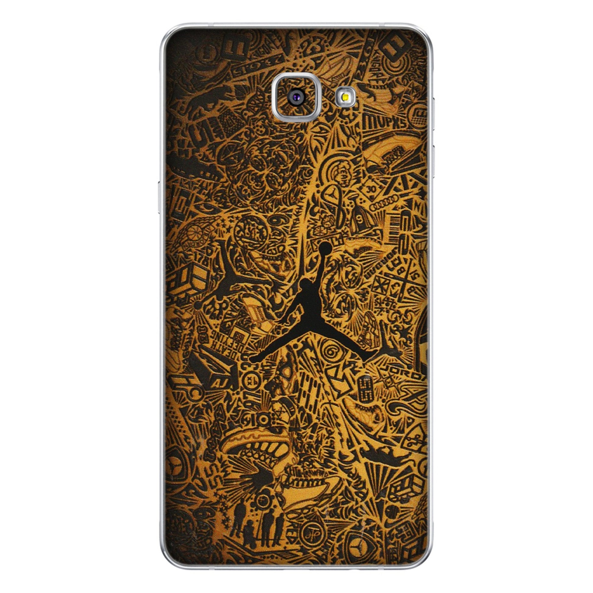 Samsung A/S Series Phone Skins (All Models) - Premium Gold Basketball Player - 3D Embossed Finish (L-236) Samsung Galaxy A9 Pro