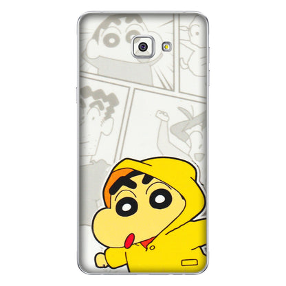 Samsung A/S Series Phone Skins (All Models) - Yellow Shinchan Comic - 3D Embossed Finish (L-246) Samsung Galaxy A9 Pro