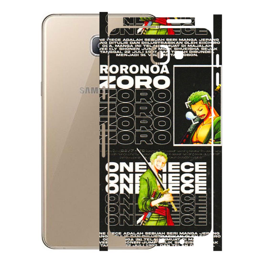 Samsung A/S Series Phone Skins (All Models) - One Piece Zoro - 3D Embossed Finish (L-250) Samsung Galaxy A9 Pro