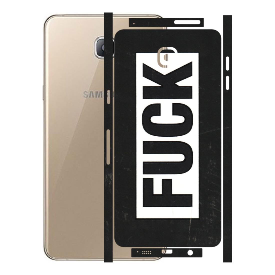 Samsung A/S Series Phone Skins (All Models) - The F Word - 3D Embossed Finish (L-255) Samsung Galaxy A9 Pro