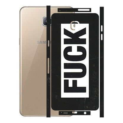 Samsung A/S Series Phone Skins (All Models) - The F Word - 3D Embossed Finish (L-255) Samsung Galaxy A9 Pro
