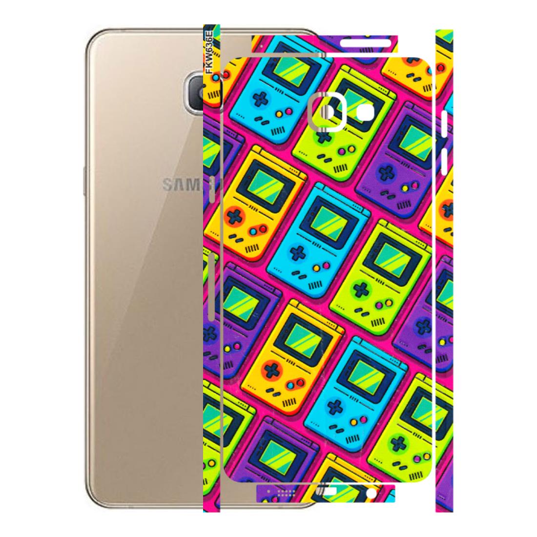 Samsung A/S Series Phone Skins (All Models) - Gameboy Colourful - 3D Embossed Finish (L-266) Samsung Galaxy A9 Pro