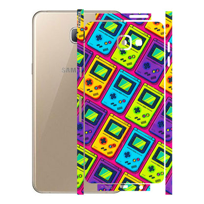 Samsung A/S Series Phone Skins (All Models) - Gameboy Colourful - 3D Embossed Finish (L-266) Samsung Galaxy A9 Pro