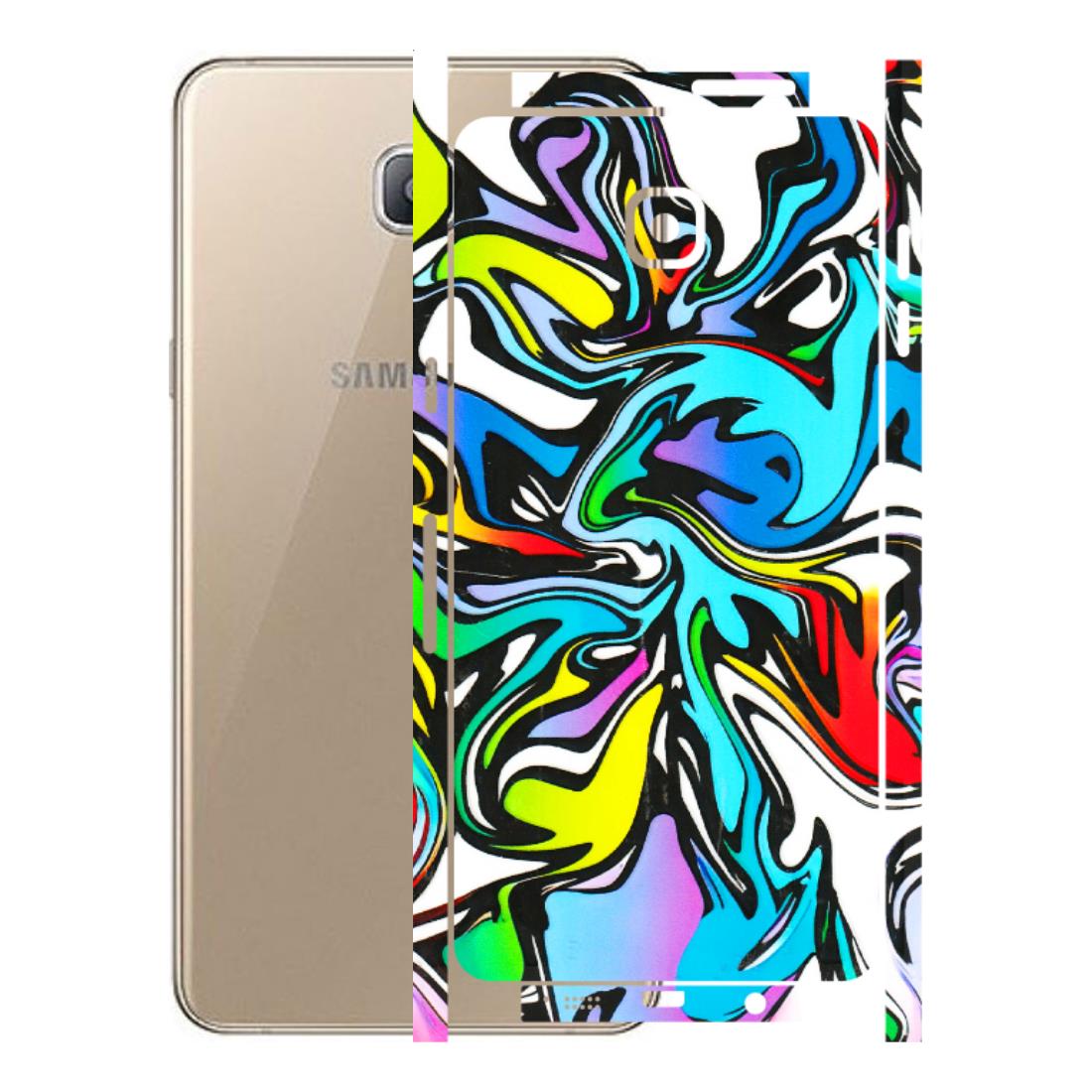 Samsung A/S Series Phone Skins (All Models) - Abstract Colour Paints - 3D Embossed Finish (L-271) Samsung Galaxy A9 Pro
