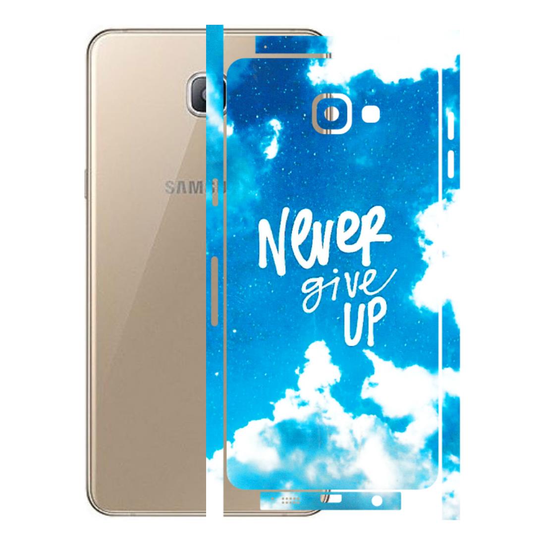 Samsung A/S Series Phone Skins (All Models) - Never Give Up - 3D Embossed Finish (L-279) Samsung Galaxy A9 Pro