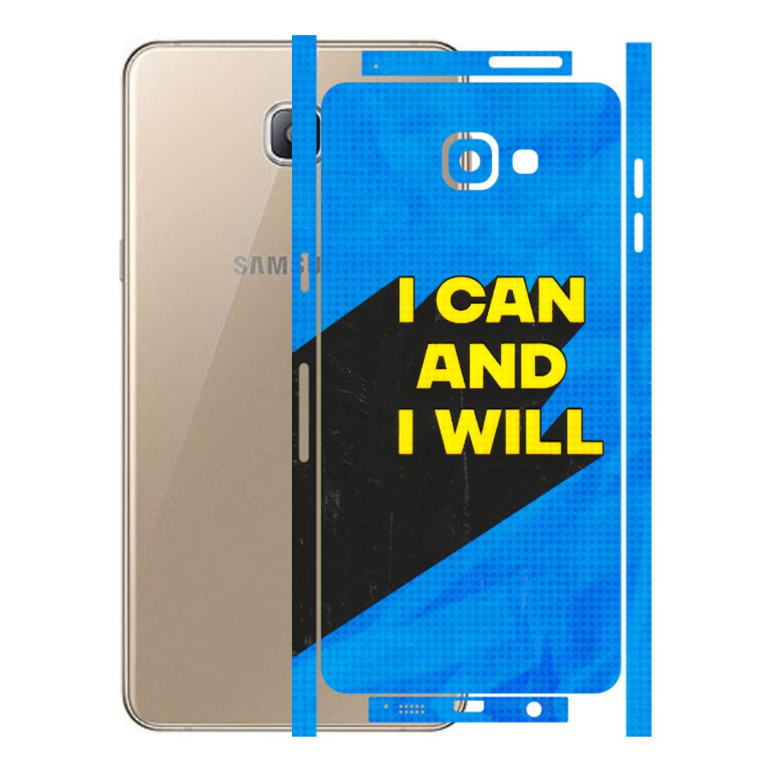 Samsung A/S Series Phone Skins (All Models) - I Can And I Will - 3D Embossed Finish (L-281) Samsung Galaxy A9 Pro