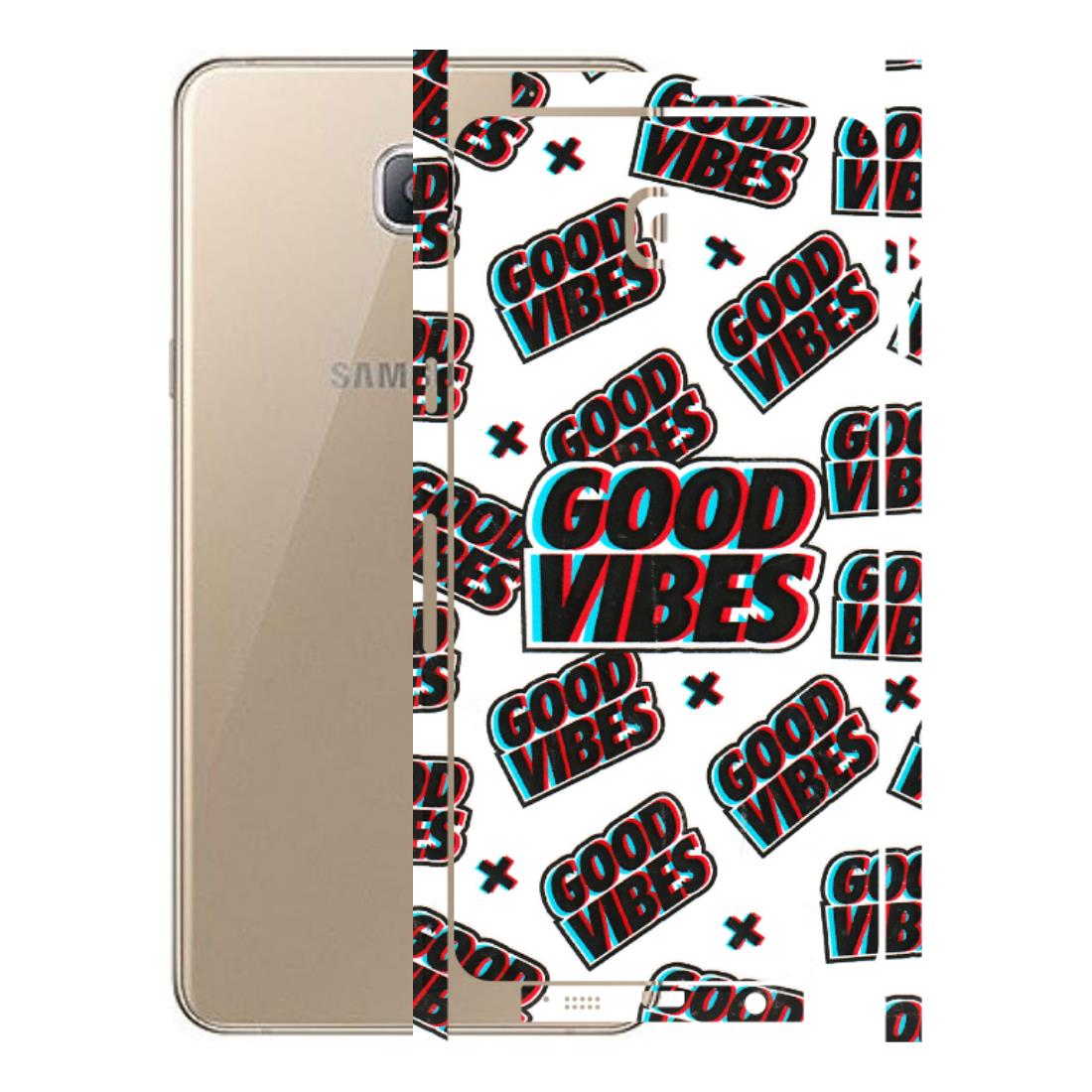 Samsung A/S Series Phone Skins (All Models) - Good Vibes - 3D Embossed Finish (L-282) Samsung Galaxy A9 Pro