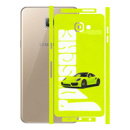 Samsung A/S Series Phone Skins (All Models) - Lime Green Porche - 3D Embossed Finish (L-30) Samsung Galaxy A9 Pro