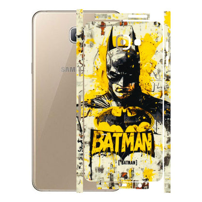 Samsung A/S Series Phone Skins (All Models) - Batman Yellow BT - 3D Embossed Finish (L-304) Samsung Galaxy A9 Pro
