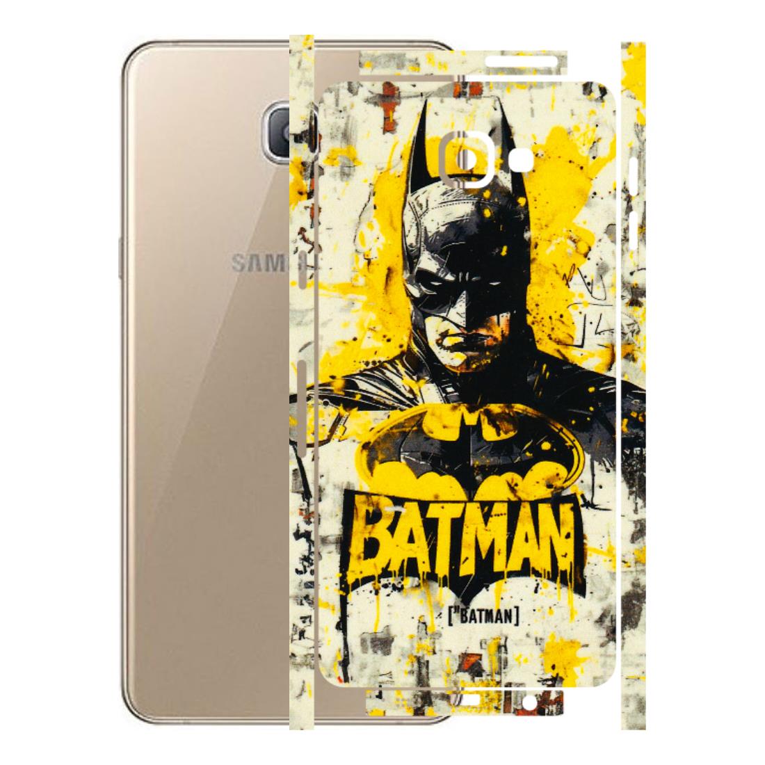 Samsung A/S Series Phone Skins (All Models) - Batman Yellow BT - 3D Embossed Finish (L-304) Samsung Galaxy A9 Pro