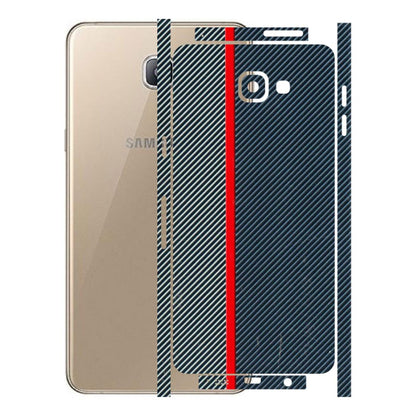 Samsung A/S Series Phone Skins (All Models) - Blue Sober Lines - 3D Embossed Finish (L-305) Samsung Galaxy A9 Pro