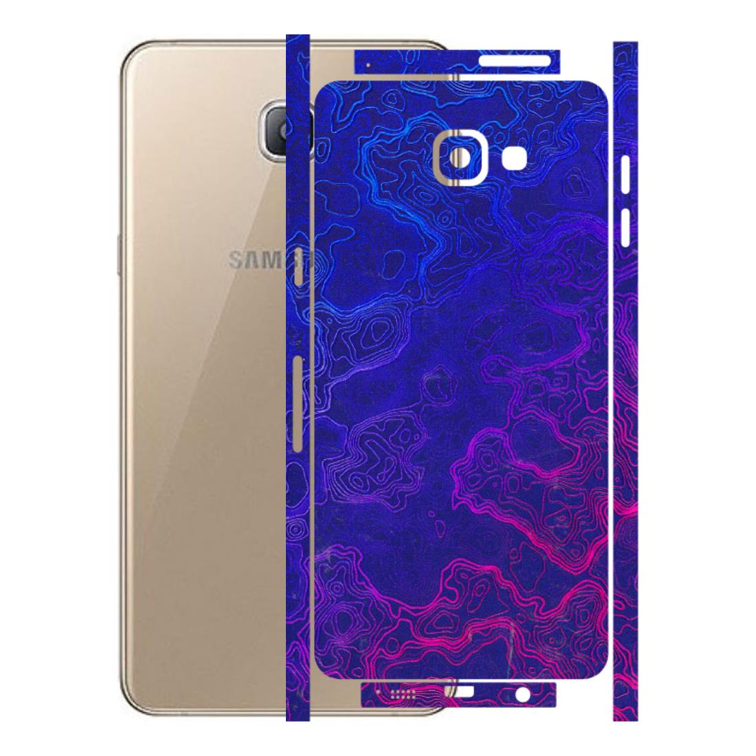 Samsung A/S Series Phone Skins (All Models) - Purple Ripples Swirl - 3D Embossed Finish (L-314) Samsung Galaxy A9 Pro