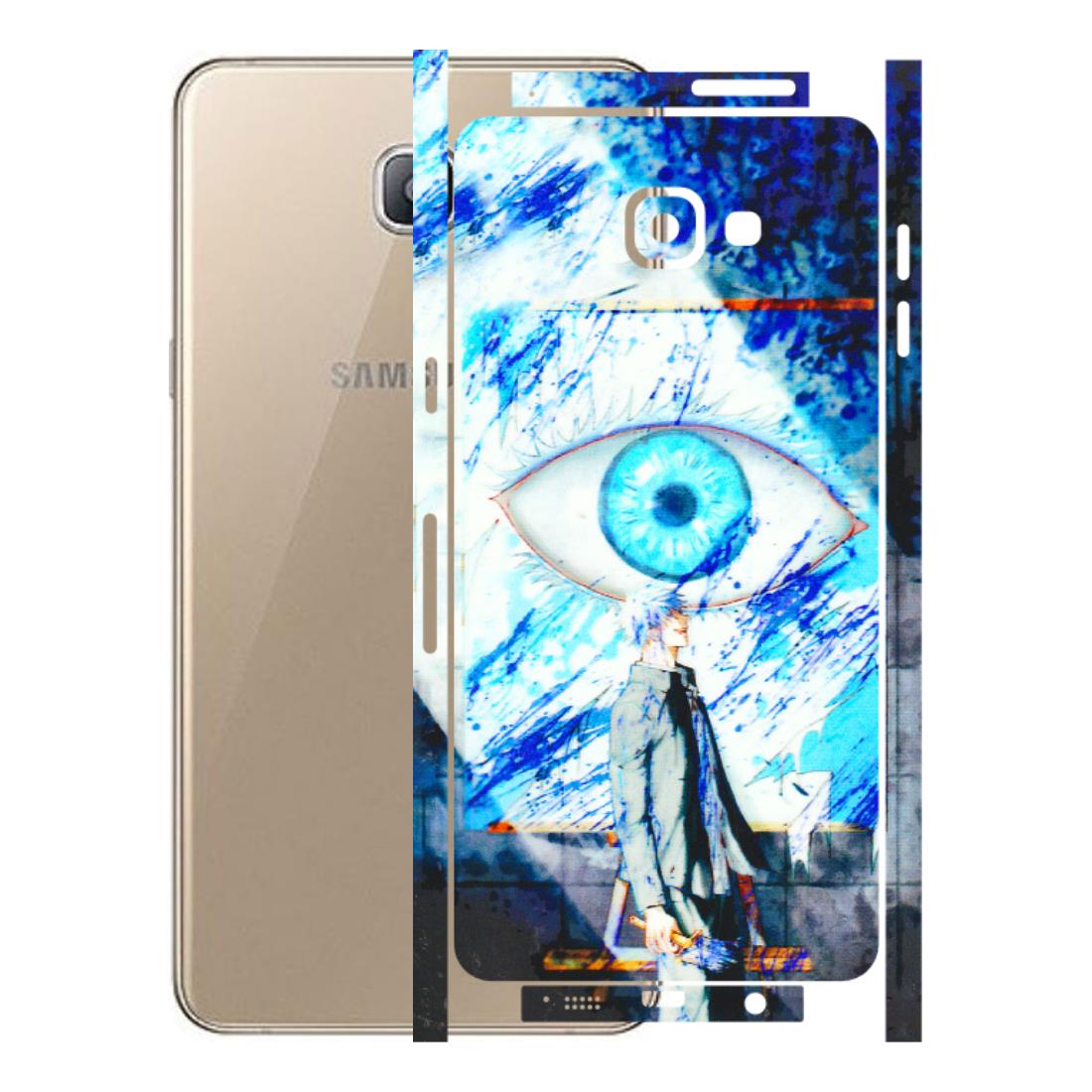 Samsung A/S Series Phone Skins (All Models) - Anime Sea Blue Eye - 3D Embossed Finish (L-318) Samsung Galaxy A9 Pro