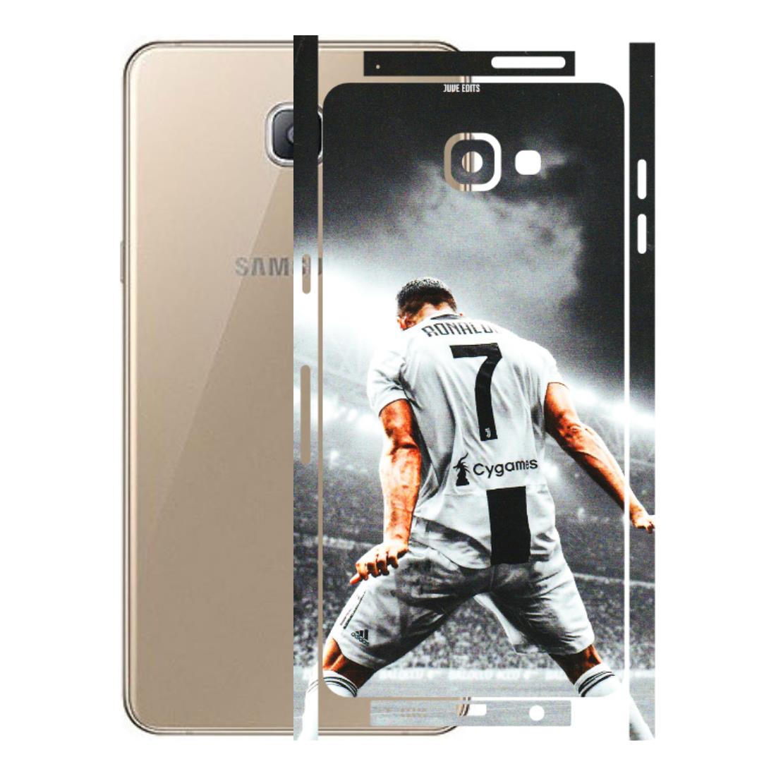 Samsung A/S Series Phone Skins (All Models) - Ronaldo CR7 Crazy - 3D Embossed Finish (L-44) Samsung Galaxy A9 Pro
