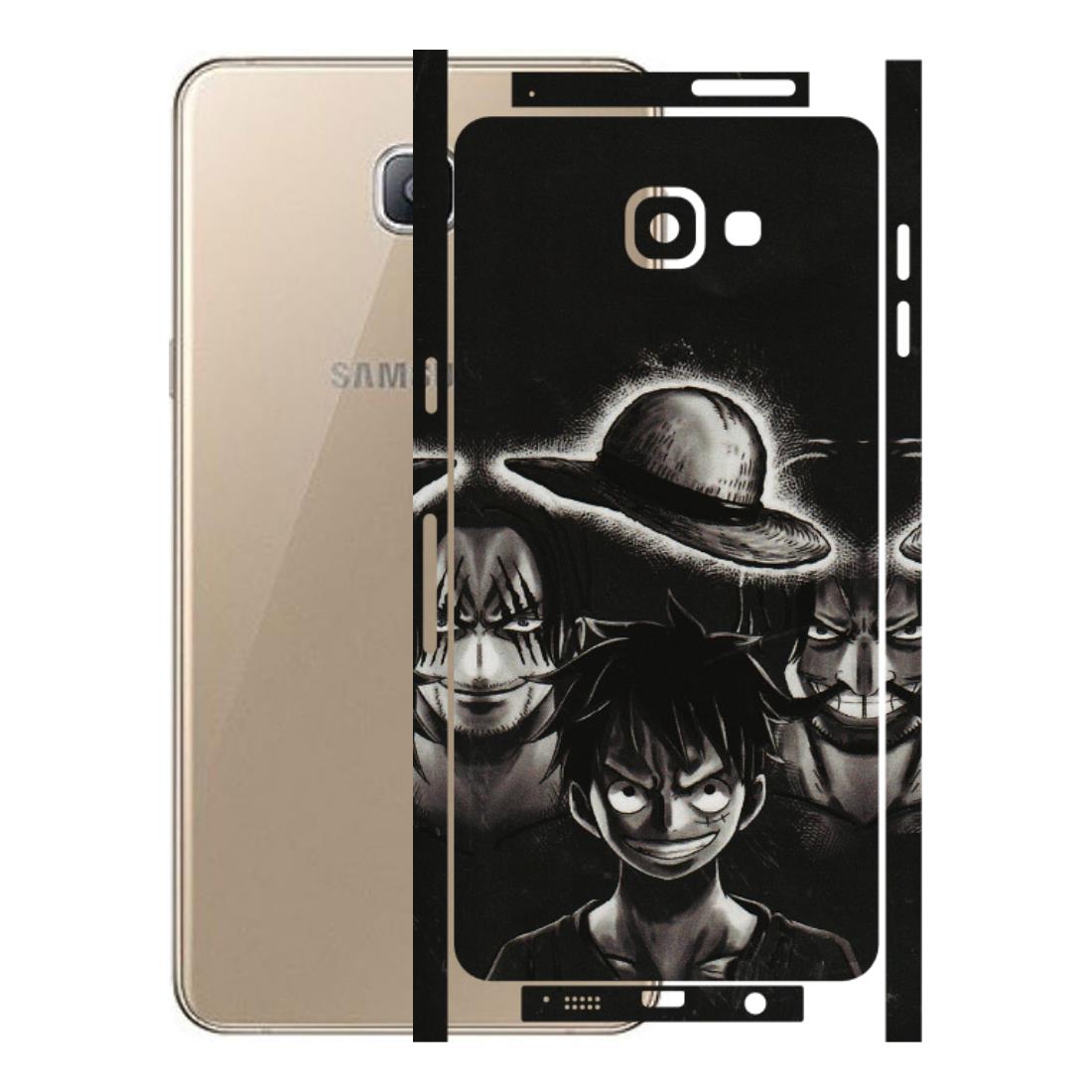 Samsung A/S Series Phone Skins (All Models) - Black Luffy Hat - 3D Embossed Finish (L-57) Samsung Galaxy A9 Pro