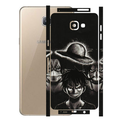 Samsung A/S Series Phone Skins (All Models) - Black Luffy Hat - 3D Embossed Finish (L-57) Samsung Galaxy A9 Pro