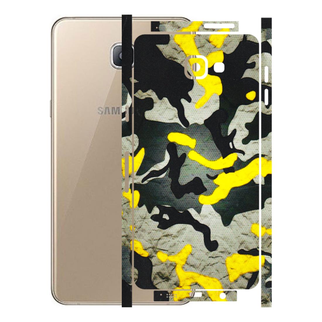 Samsung A/S Series Phone Skins (All Models) - Yellow Camouflage - 3D Embossed Finish (L-61) Samsung Galaxy A9 Pro
