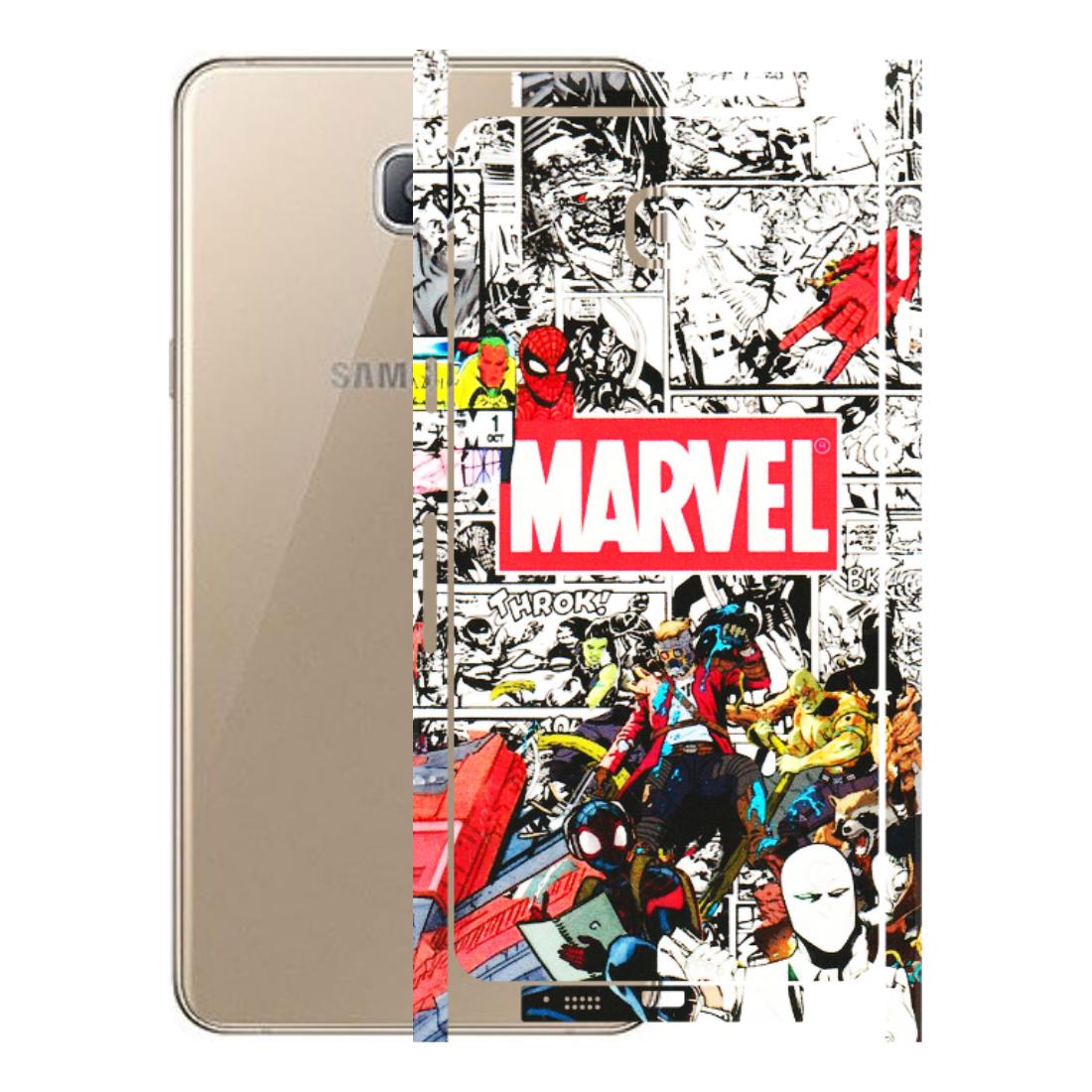 Samsung A/S Series Phone Skins (All Models) - Marvel Colorful Comic - 3D Embossed Finish (L-64) Samsung Galaxy A9 Pro