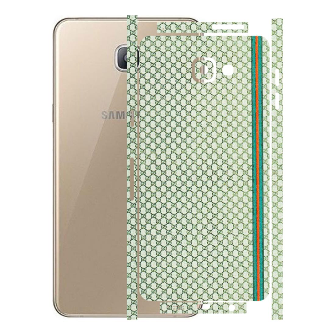 Samsung A/S Series Phone Skins (All Models) - Gucci Fabric Pattern - 3D Embossed Finish (L-73) Samsung Galaxy A9 Pro