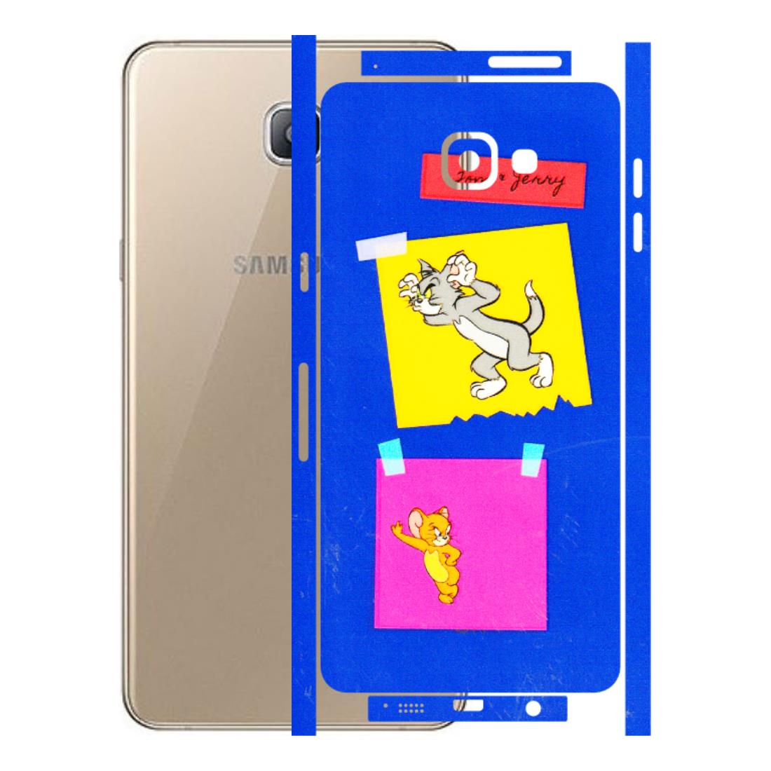 Samsung A/S Series Phone Skins (All Models) - Tom N Jerry Sticky Notes - 3D Embossed Finish (L-88) Samsung Galaxy A9 Pro