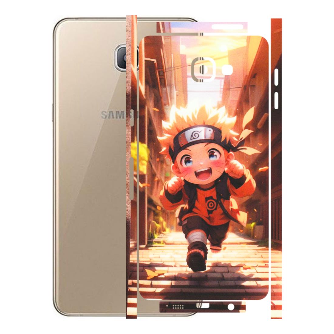 Samsung A/S Series Phone Skins (All Models) - Naruto Cute Toon Running - Matte Finish (M-04) Samsung Galaxy A9 Pro