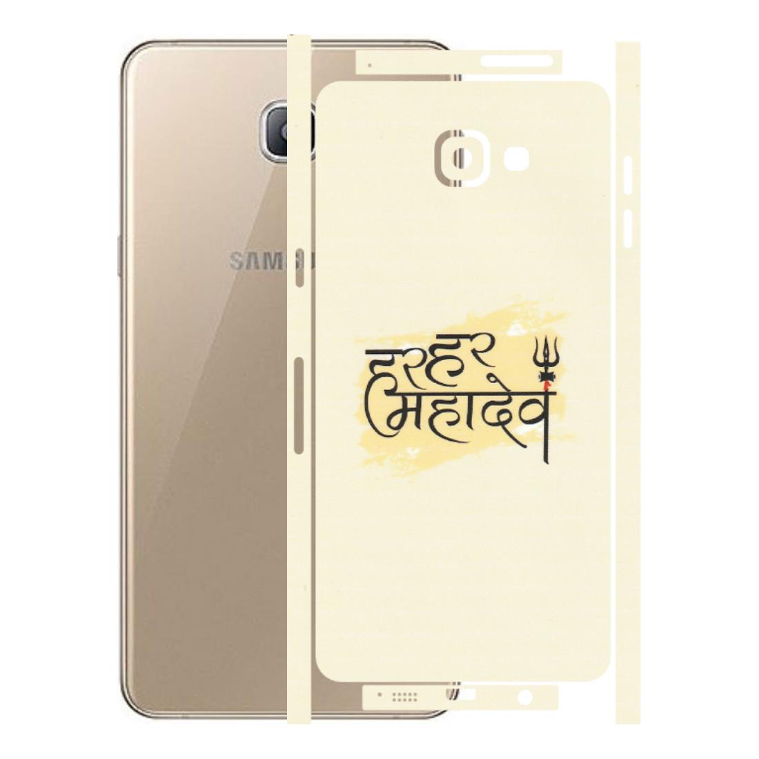 Samsung A/S Series Phone Skins (All Models) - Har Har Mahadev - Matte Finish (M-10) Samsung Galaxy A9 Pro