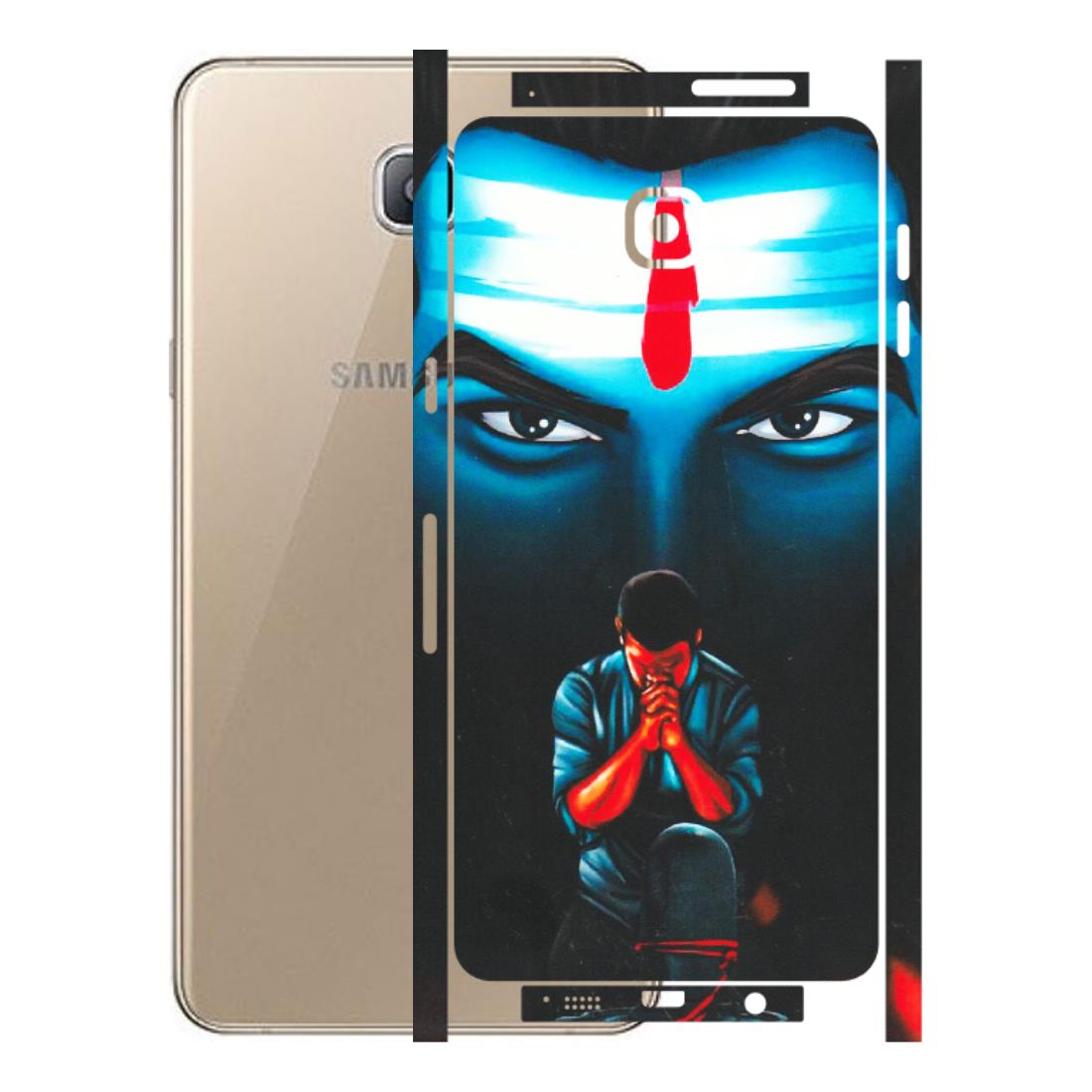 Samsung A/S Series Phone Skins (All Models) - Mahakal Bhakt - Matte Finish (M-112) Samsung Galaxy A9 Pro