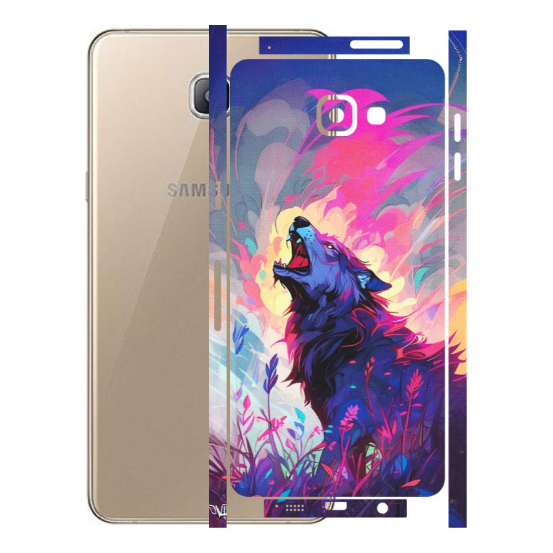 Samsung A/S Series Phone Skins (All Models) - New Wild Wolf Abstract - Matte Finish (M-125) Samsung Galaxy A9 Pro