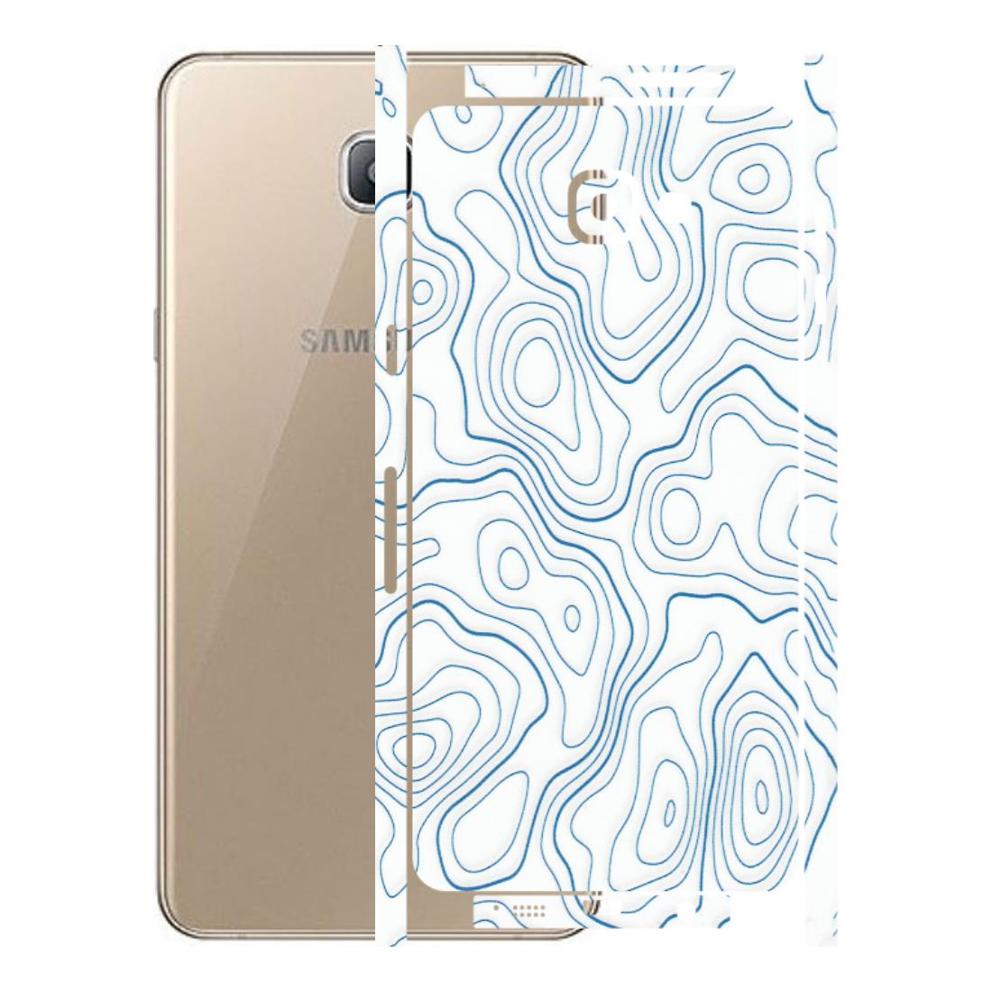 Samsung A/S Series Phone Skins (All Models) - Blue And White Swirls - Matte Finish (M-139) Samsung Galaxy A9 Pro