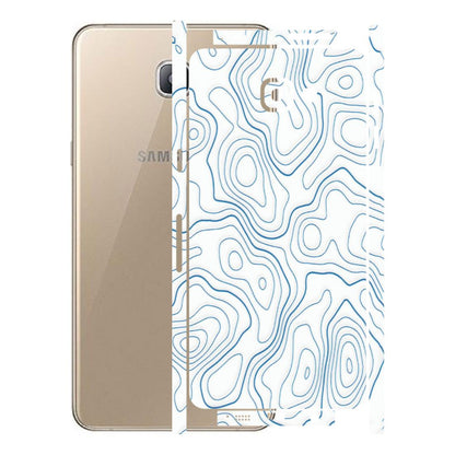 Samsung A/S Series Phone Skins (All Models) - Blue And White Swirls - Matte Finish (M-139) Samsung Galaxy A9 Pro